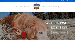 Desktop Screenshot of petsearchandrescue.com