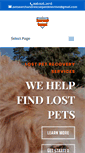 Mobile Screenshot of petsearchandrescue.com